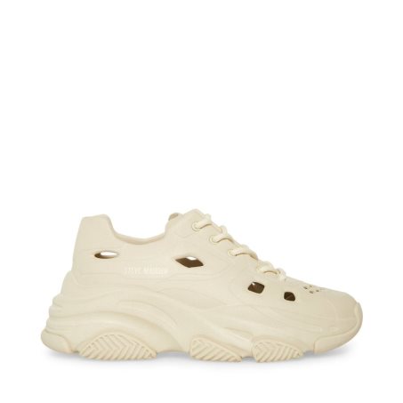 Beige Steve Madden Possessive Marble Women's Sneakers | PH 1369JPX